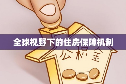 横峰全球视野下的住房保障机制