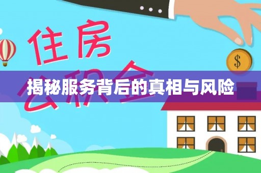 横峰揭秘服务背后的真相与风险
