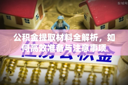横峰公积金提取材料全解析，如何高效准备与注意事项