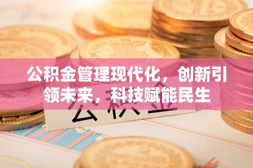 横峰公积金管理现代化，创新引领未来，科技赋能民生