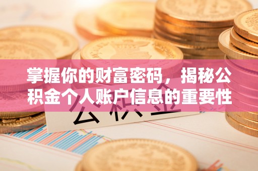 横峰掌握你的财富密码，揭秘公积金个人账户信息的重要性