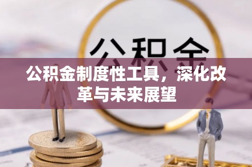 横峰公积金制度性工具，深化改革与未来展望