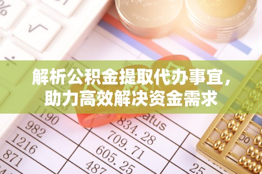 横峰解析公积金提取代办事宜，助力高效解决资金需求