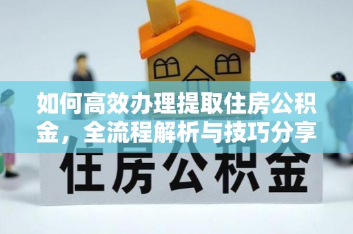 横峰如何高效办理提取住房公积金，全流程解析与技巧分享